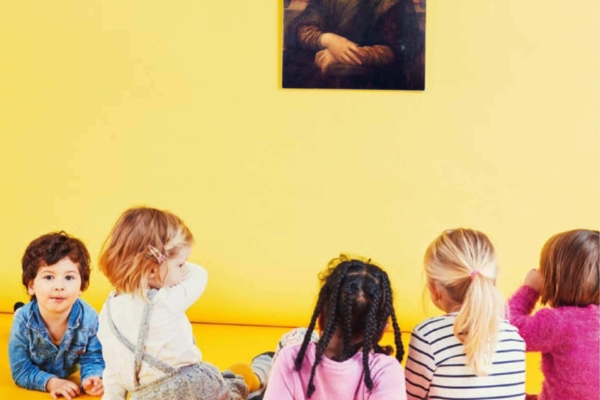 Im kinderzimmer haben wir uns Leonardo da Vincis Meisterwerk mit Fünfjährigen angesehen. Eine Beobachtung über faszinierende Beobachtungen.