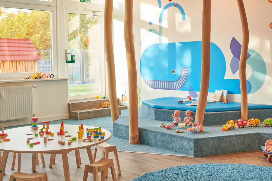 Kita kinderzimmer Unnenland Innenraum