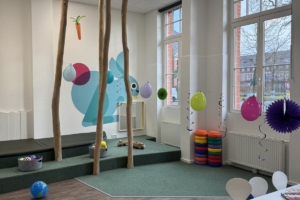 Ein Gruppenraum in der Kita kinderzimmer am Stadtpark in Hamburg Barmbek Nord