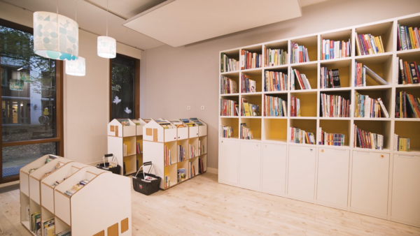 Bibliothek in der Kita kinderzimmer ConventParc